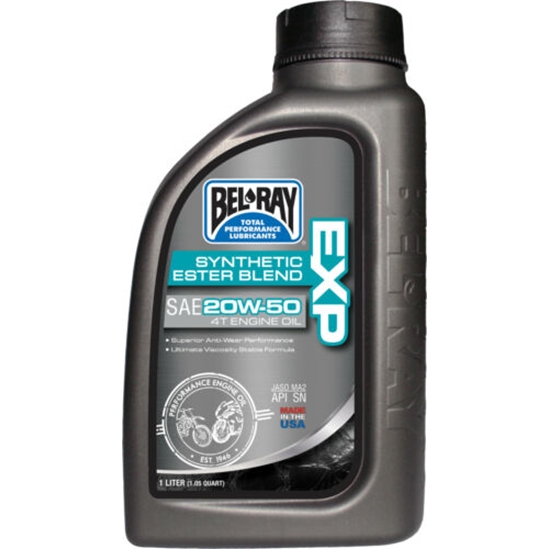Bel-Ray EXP 20W-50 Synthetic Ester Blend 4T                                                                                                                                                                                                               