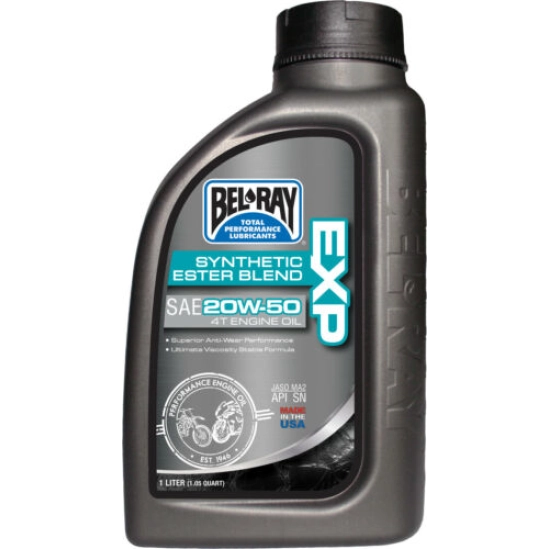 Bel-Ray EXP 20W-50 Synthetic Ester Blend 4T                                                                                                                                                                                                               