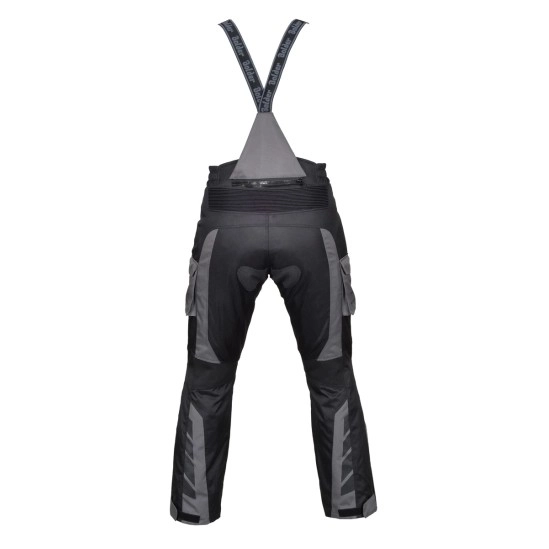 Adventure turismo kalhoty enduro šedá/černá/fluo žlutá 