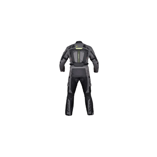 Adventure turismo kalhoty enduro šedá/černá/fluo žlutá 