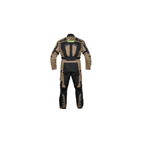 Adventure turismo bunda enduro hněda/černá/fluo žlutá