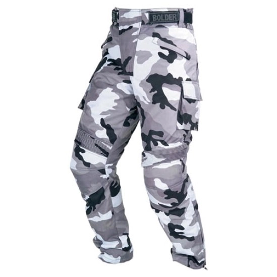 Kalhoty enduro maskáč