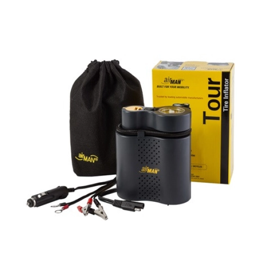 Kompresor mini 12v - poloautomatická oprava pneu                                                                                                                                                                                                          