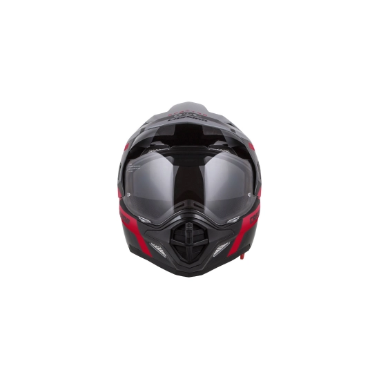 Helma Cassida Compress  (ŠEDÁ/ČERVENÁ/ČERNÁ, PLEXI S PŘÍPRAVOU PRO PINLOCK)