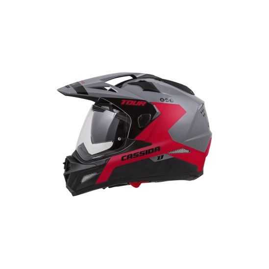 Helma Cassida Compress  (ŠEDÁ/ČERVENÁ/ČERNÁ, PLEXI S PŘÍPRAVOU PRO PINLOCK)