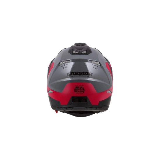 Helma Cassida Compress  (ŠEDÁ/ČERVENÁ/ČERNÁ, PLEXI S PŘÍPRAVOU PRO PINLOCK)