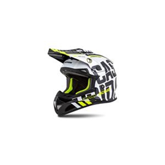 Helma Cassida Cross Cup Sonic (černá/bílá/žlutá fluo/šedá)