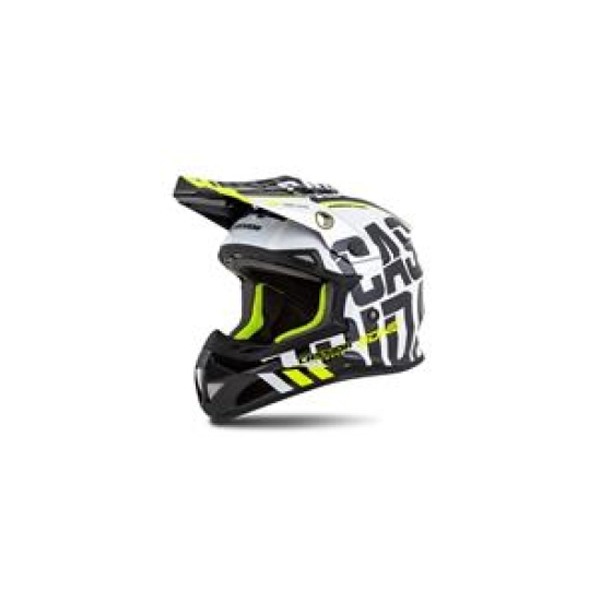 Helma Cassida Cross Cup Sonic (černá/bílá/žlutá fluo/šedá)