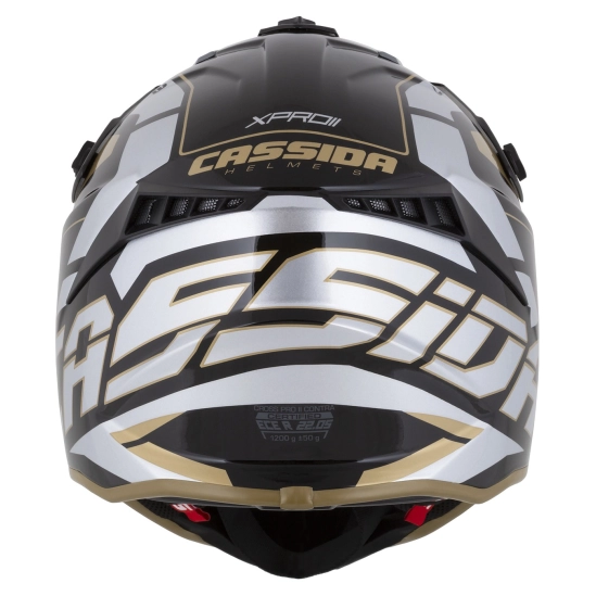 HELMA CROSS PRO II Contra, CASSIDA (zlatá perleť/šedá/černá) 