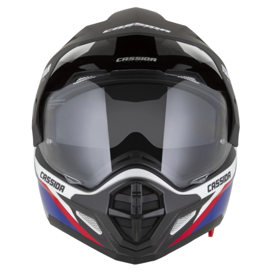 Helma CASSIDA Tour 2.0 X-tra (BÍLÁ/MODRÁ/ČERVENÁ/ČERNBÁ/ČERNÝ MATNÝ KŠILT)