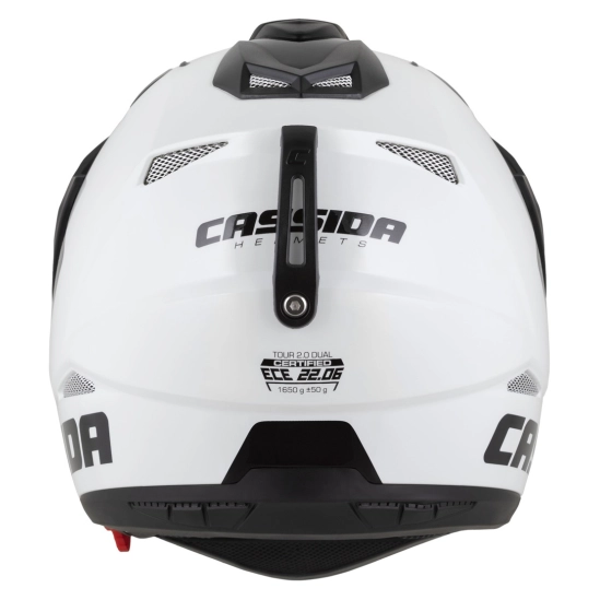 Helma CASSIDA Tour 2.0 X-tra (BÍLÁ/ČERNÁ/ČERNÝ MATNÝ KŠILT)  příprava Pinlock VEL. XXL