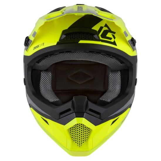 Helma Cassida Cross Cup 2 Napa (žlutá fluo/černá/šedá perleť)