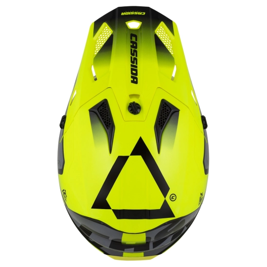 Helma Cassida Cross Cup 2 Napa (žlutá fluo/černá/šedá perleť)