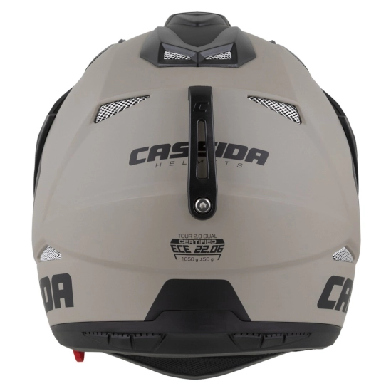 Helma Cassida Tour 2.0 Dual (PÍSKOVÁ/ČERNÁ)  plexi s přípravou pro Pinlock