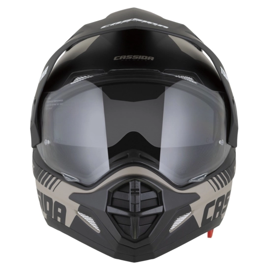 Helma Cassida Tour 2.0 Dual (PÍSKOVÁ/ČERNÁ)  plexi s přípravou pro Pinlock