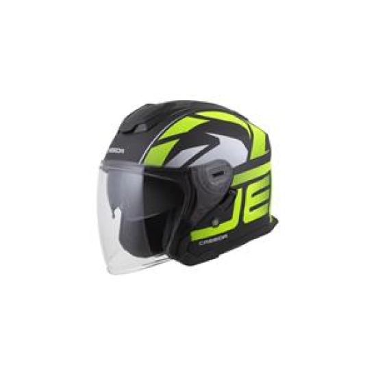 Helma CASSIDA Jet Tech 2.0 RoTo (ČERNÁ MATNÁ/ŽLUTÁ FLUO/BÍLÁ) vel. XXL