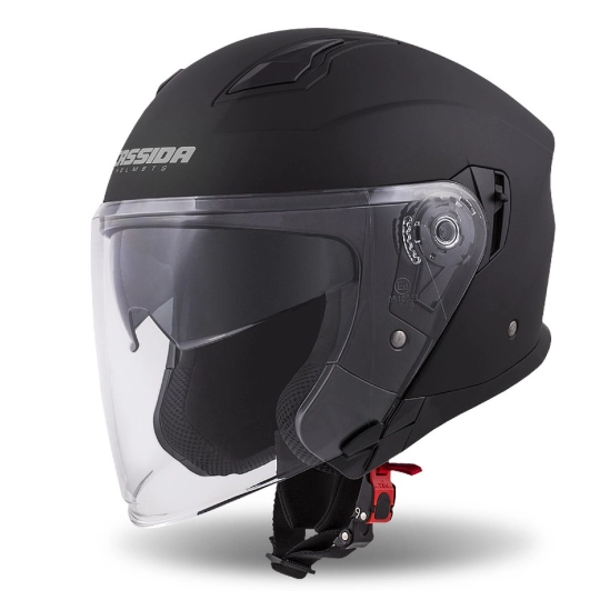 Helma  JET TECH, CASSIDA (ČERNÁ MATNÁ/ŠEDÁ LOGA)