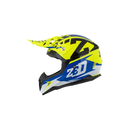 Helma dětská ZED (MODRÁ/ŽLUTÁ FLUO/ČERNÁ/BÍLÁ)