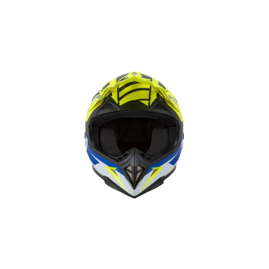 Helma dětská ZED (MODRÁ/ŽLUTÁ FLUO/ČERNÁ/BÍLÁ)