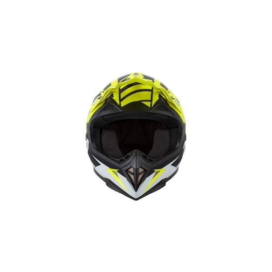Helma dětská ZED (žlutí fluo/černá bílá)