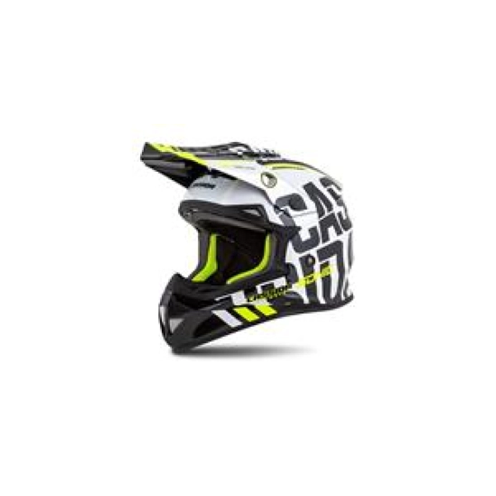 Helma CROSS CUP SONIC JUNIOR, CASSIDA, DĚTSKÁ  (černá/bílá/žlutá fluo)