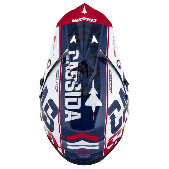 Helma CROSS CUP SONIC JUNIOR, CASSIDA, DĚTSKÁ (červená/modrá/bílá/černá)