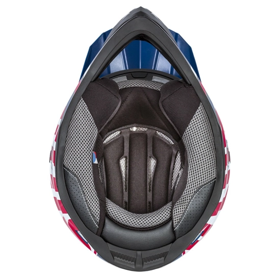 Helma CROSS CUP SONIC JUNIOR, CASSIDA, DĚTSKÁ (červená/modrá/bílá/černá)