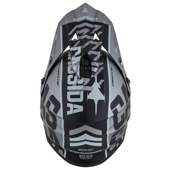 Helma CROSS CUP SONIC JUNIOR, CASSIDA, DĚTSKÁ (mátná šedá/černá)