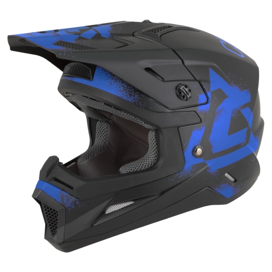 Helma dětská CROSS CUP 2 CREW JUNIOR, CASSIDA (ČERNÁ MATNÁ/MODRÁ) 2026