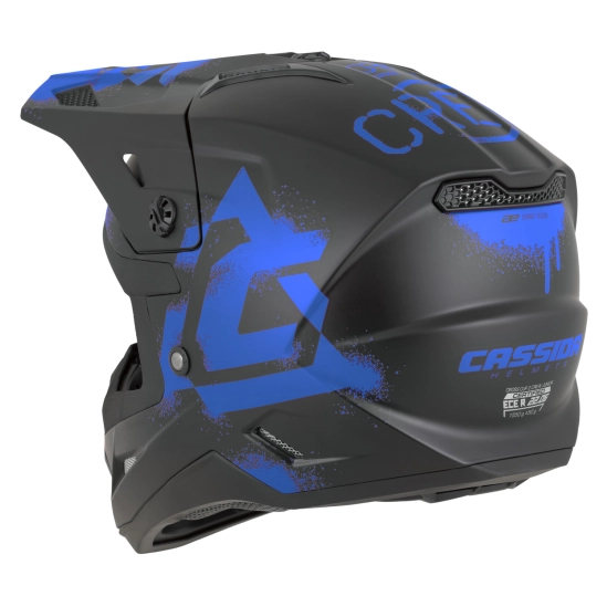 Helma dětská CROSS CUP 2 CREW JUNIOR, CASSIDA (ČERNÁ MATNÁ/MODRÁ) 2026