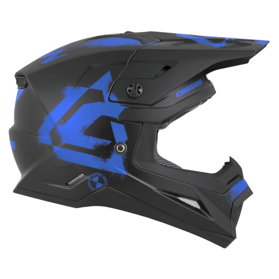 Helma dětská CROSS CUP 2 CREW JUNIOR, CASSIDA (ČERNÁ MATNÁ/MODRÁ) 2026