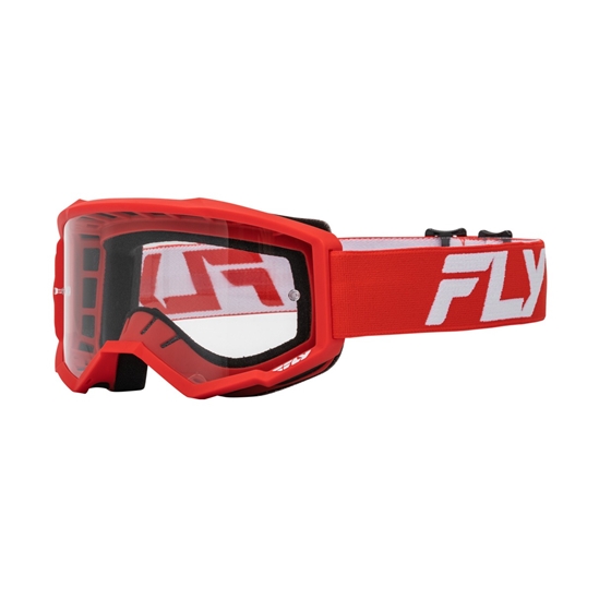 Brýle FOCUS, FLY RACING (ČERVENÁ/BÍLÁ)                                                                                                                                                                                                                    
