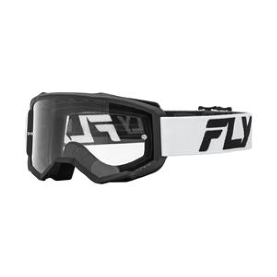 Dětské Motokrosové brýle FOCUS, FLY RACING - černá/bílá                                                                                                                                                                                                   