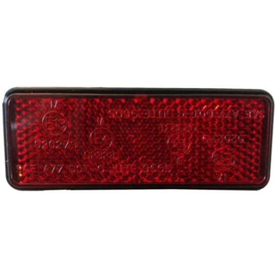 odrazka červená - zadní obddélníková                                                                                                                                                                                                                      